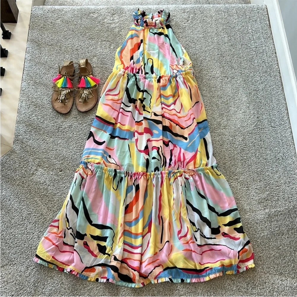 Umgee Find The Fun Midi Dress - Picture 4 of 10